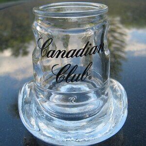 Canadian Club Shot Glass Hat Shaped Shot Glass